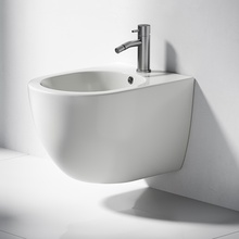 DEA Design Single DD1873 01 Белый глянцевый Биде подвесное 52x36,3x33 см, Италия - фото 1 - фото 1