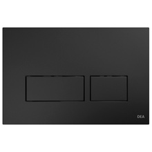 DEA Design Single DD3735 MB Чёрный матовый Кнопка смыва 2,8x23,6x15,2 см, Италия - фото 1 - фото 1