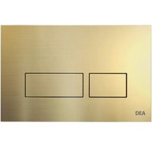 DEA Design Single DD3735 BG Золото брашированное Кнопка смыва 2,8x23,6x15,2 см, Италия - фото 1 - фото 1