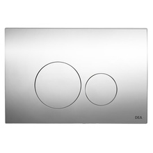DEA Design Single DD3732 CR Хром глянцевый Кнопка смыва 2,8x23,6x15,2 см, Италия - фото 1 - фото 1