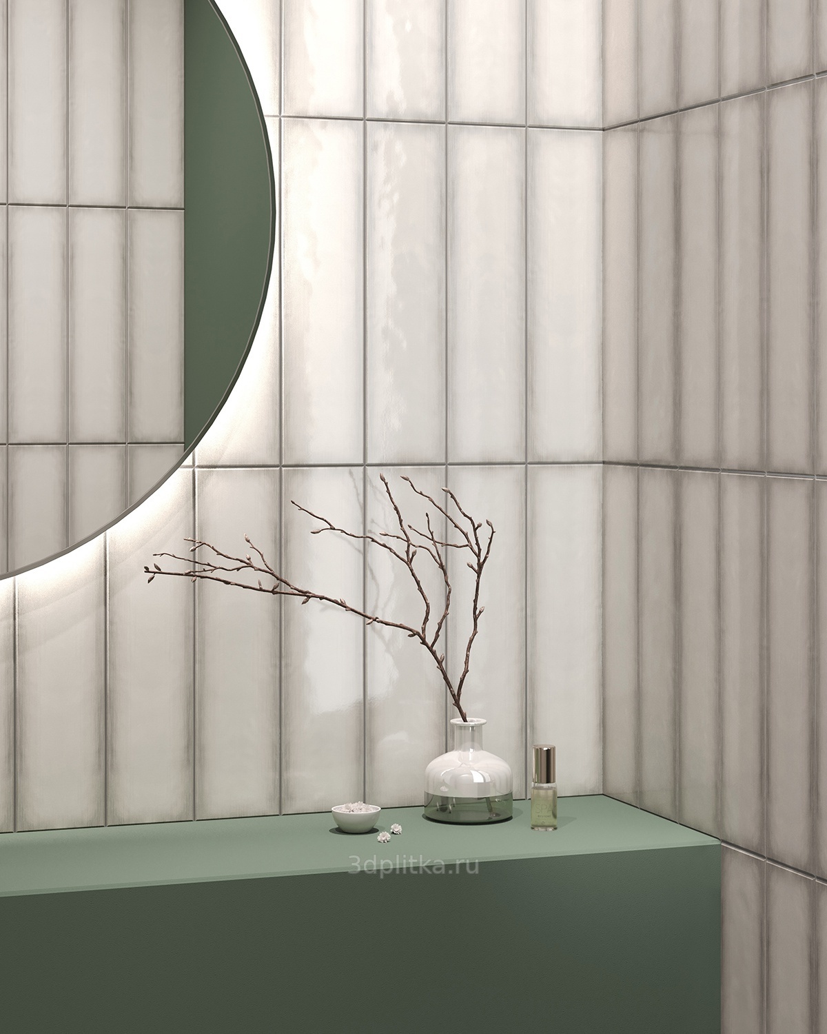 Decocer Monte 10x40 см, керамика, Испания - фото интерьера 1