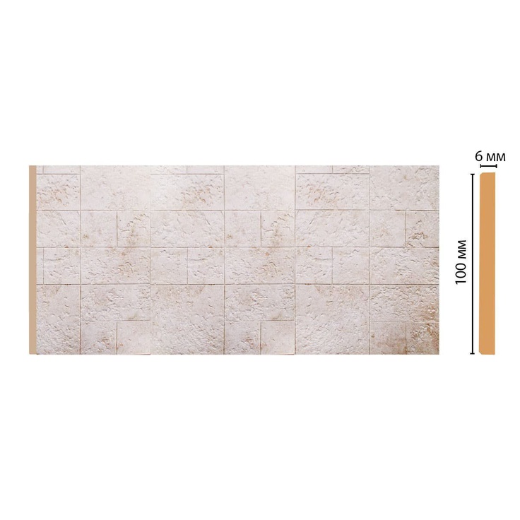 Decomaster R10-24 6 мм 3D стеновая панель 240x10x0,6 см, Китай - фото 1 Decomaster R10-24 6 мм 3D стеновая панель 240x10x0,6 см, Китай - фото 1