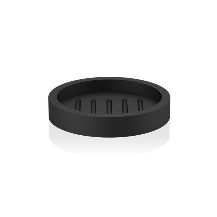 Decor Walther Black Stone 0973460 Чёрный матовый Мыльница 11,4x11,4x1,8 см, Германия - фото 1