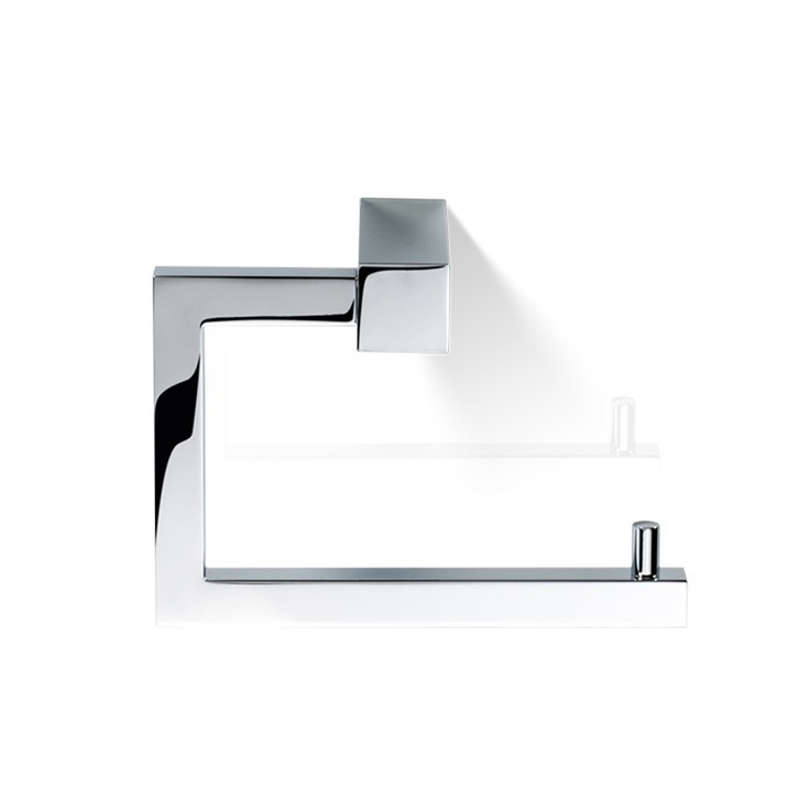 Decor Walther Corner 561500 Хром Держатель туалетной бумаги 8x15x10 см, Германия - фото 1 Decor Walther Corner 561500 Хром Держатель туалетной бумаги 8x15x10 см, Германия - фото 1