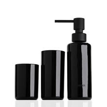 Decor Walther Pop up 0940063 Чёрный матовый \ Чёрное стекло Набор аксессуаров Германия - фото 1 - фото 1