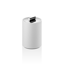 Decor Walther Stone DMD S 0971254 Белый | Хром Контейнер 8x8x11 см, Германия - фото 1 - фото 1