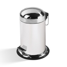 Decor Walther TE 30 608173 Белый | Нержавеющая сталь 6  L Мусорное ведро 22x24x31 см, Германия - фото 1 - фото 1