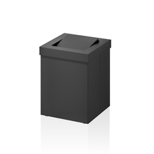 Decor Walther Universal DW 1130 Чёрный матовый 1,5L Мусорное ведро 12,5x12,5x15 см, Германия - фото 1 - фото 1