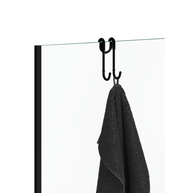 Decor Walther Universal DH 1 900660 Черный матовый Крючок 3,5x4x11 см, Германия - фото 1