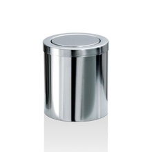 Decor Walther Universal 611070 Сталь полированная Мусорное ведро 16x22 см, Германия - фото 1 - фото 1