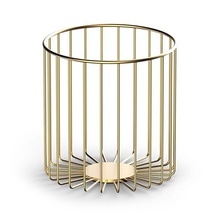 Decor Walther Universal DW 220 0859282 Шлифованное золото 11л. Мусорное ведро 24x24x24,5 см, Германия - фото 1 - фото 1