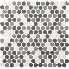 Decoratori Bassanesi Bonbon BONBONMIXC Mix C White Ardesia Smoke Мозаика 30,5x30,5 см, Италия, под мозаику - фото 1 - фото 1