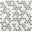 Decoratori Bassanesi Bonbon BONBONMIXD Mix D White Ardesia Aquamarine Мозаика 30,5x30,5 см, Италия, под мозаику - фото 1