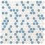 Decoratori Bassanesi Bonbon BONBONMIXG Mix G White Skyblue Мозаика 30,5x30,5 см, Италия, под мозаику - фото 1