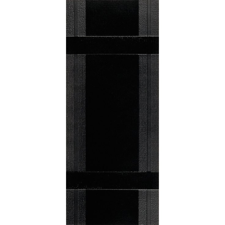 Decoratori Bassanesi Tartan DCTARBLACK Black Sp 9 Mm Керамогранит 25,5x61 см, Италия - фото 1