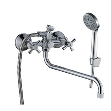 Decoroom DR51 DR51045-White Для ванны с душем Хром / Белый Смеситель 36,4x23 см, для ванны, Россия - фото 1 Decoroom DR51 DR51045-White Для ванны с душем Хром / Белый Смеситель 36,4x23 см, для ванны, Россия - фото 1 - фото 1