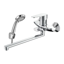 Decoroom DR72 DR72043 Для ванны с душем Хром Смеситель 34,3x24x16,5 см, для ванны, Россия - фото 1 Decoroom DR72 DR72043 Для ванны с душем Хром Смеситель 34,3x24x16,5 см, для ванны, Россия - фото 1 - фото 1