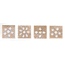 Del Conca Galestro G3GT01TD A HGT 1 Beige Вставка 5x5 см, Италия, под камень  - фото 1