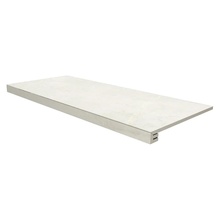 Del Conca Gardena G3GR10RG8 HGR 10 Gradone Lineare Bianco Ступень 33x80 см, Италия, под камень  - фото 1 - фото 1