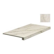 Del Conca HME Marble Edition G3ME20RG Gradone Lineare HME 20 White Paradise Light Ступень 33x60 см, Италия, под мрамор - фото 1 - фото 1