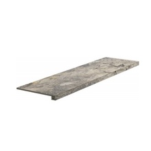 Del Conca HME Marble Edition G3ME05RG12 HME 5 Gradone Lineare Invisible Grey Ступень 33x120 см, Италия, под мрамор - фото 1 - фото 1