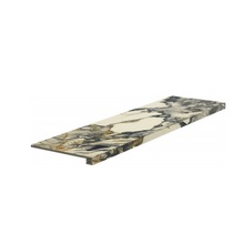 Del Conca HME Marble Edition G3ME07RG12 HME 7 Gradone Lineare Breccia Capraia Ступень 33x120 см, Италия, под мрамор - фото 1 - фото 1