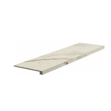 Del Conca HME Marble Edition G3ME10RG12 HME 10 Gradone Lineare Van Gogh White Ступень 33x120 см, Италия, под мрамор - фото 1 - фото 1