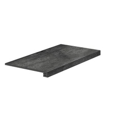Del Conca Lavaredo 2 G3LA08RG60 Gradone Lineare HLA 8 Antracite Ступень 33x60 см, Италия, под камень  - фото 1 - фото 1