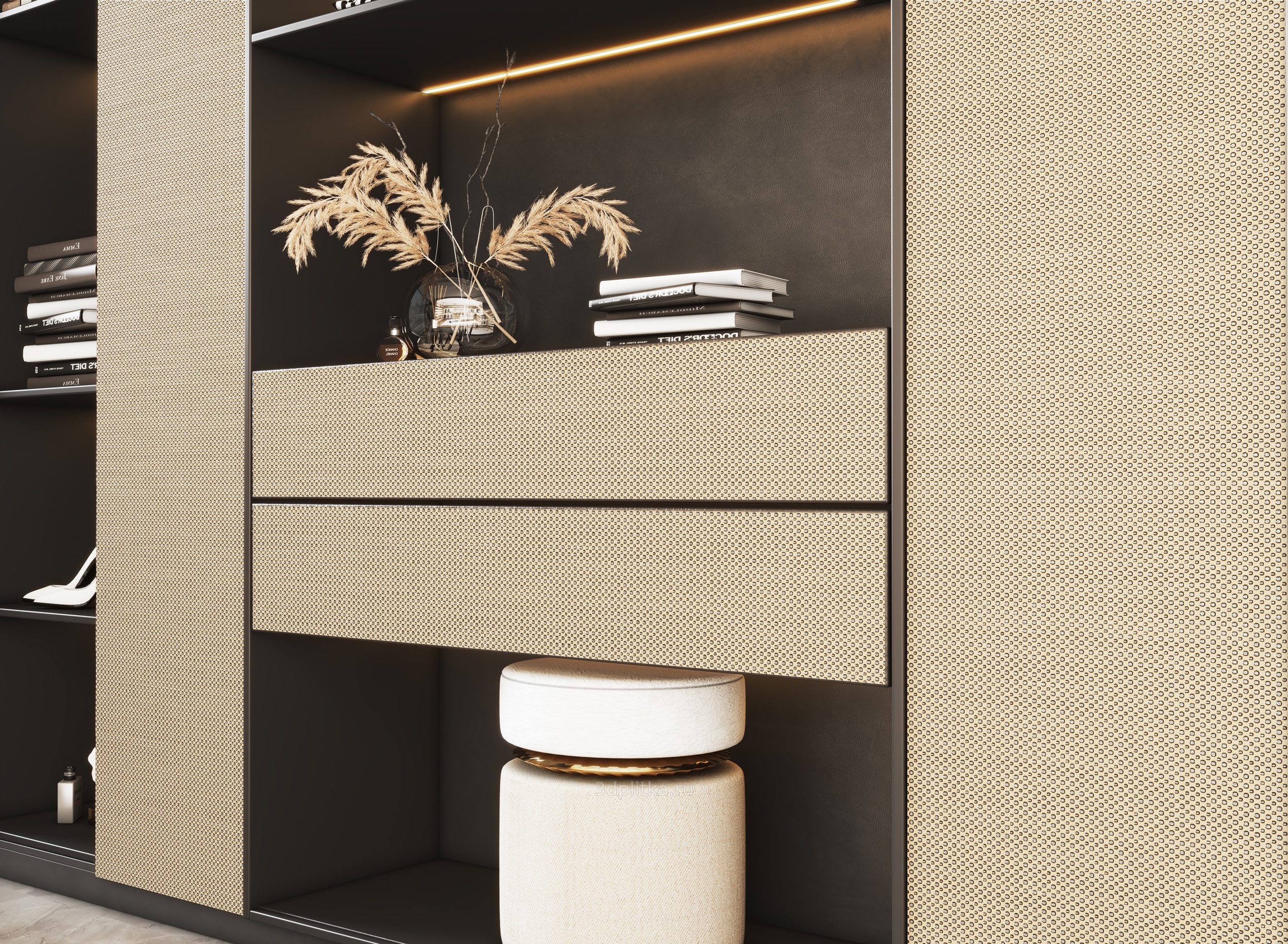 Delfone Winston 120x270 см, натуральный камень, Китай - фото интерьера 1