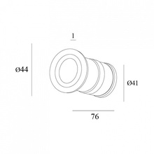 Denkirs DK1 DK1015-BK Подсветка для лестницы 4,4x8,7 см, Дания - фото 1 - фото 3