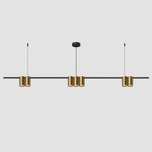 Denkirs Orbit DK4063-BK+SG Потолочный светильник 150x5,6x18,9 см, Дания - фото 1 - фото 3