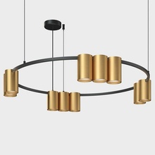 Denkirs Orbit DK4065-BK+SG Люстра подвесная Дания - фото 1 - фото 4