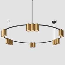 Denkirs Orbit DK4067-BK+SG Люстра подвесная Дания - фото 1 - фото 1