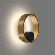 Denkirs Orbit DK5060-BK+SG Настенный светильник 18,5x18,5 см, Дания - фото 1 - фото 2