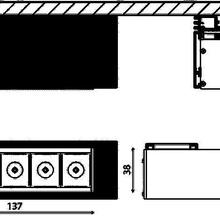 DesignLed SY SY-601221-BL-10-NW Встраиваемый светильник 13,7x3,8 см, Россия - фото 1 - фото 3