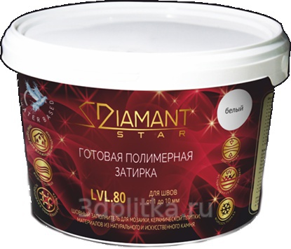 Diamant Star готовая полимерная колеруемая 2 кг 2210 затирка 🏆 купить в ...