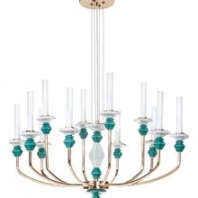 Divinare Capello 4947/01 SP-12 Люстра подвесная Италия - фото 1 - фото 2