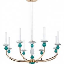 Divinare Capello 4947/01 SP-8 Люстра подвесная Италия - фото 1 - фото 2