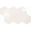 DNA Spark 130058 White Glossy Hex Настенная плитка 15x17,3 см, Испания, ничего - фото 1