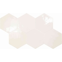 DNA Spark 130058 White Glossy Hex Настенная плитка 15x17,3 см, Испания, ничего - фото 1 - фото 1
