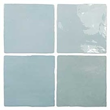 DNA Flash 124411 Square Light Blue Настенная плитка 13x13 см, Испания, ничего - фото 1 - фото 2