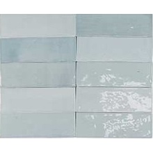 DNA Tiles Safi 122100 Aqua Настенная плитка 5,2x16 см, для ванной, стиль: современный, цвет: голубой, Испания, под кирпич  - фото 1 - фото 1