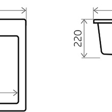 Domaci Римини DG 45-51-405 Чёрная 46х52 Мойка кухонная 52x46x22 см, Россия - фото 1 - 2 Domaci Римини DG 45-51-405 Чёрная 46х52 Мойка кухонная 52x46x22 см, Россия - фото 1 - фото 2