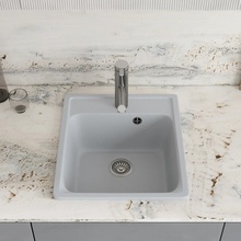 Domaci Савона Платина 43х48 Мойка кухонная 48x43x18 см, Россия - фото 1 - 3 Domaci Савона Платина 43х48 Мойка кухонная 48x43x18 см, Россия - фото 1 - фото 3