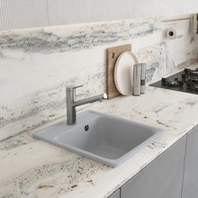 Domaci Савона Платина 43х48 Мойка кухонная 48x43x18 см, Россия - фото 1 - 2 Domaci Савона Платина 43х48 Мойка кухонная 48x43x18 см, Россия - фото 1 - фото 2