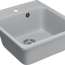 Domaci Савона Платина 43х48 Мойка кухонная 48x43x18 см, Россия - фото 1 - фото 4