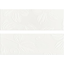 Domino Anya Shape White (микс из 2-х штук) Настенная плитка 20x60 см, Португалия, под обои  - фото 1 - фото 1