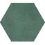 Domino Ceramika Burano 5903238028158 Green Hex Настенная плитка 11x12,5 см, Польша, ничего - фото 1