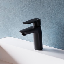 Dorff Prime new D40102122 Для раковины Чёрный матовый Смеситель 15x4,2x16,3 см, для раковины, Германия - фото 1 - фото 4