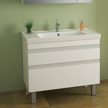 Dreja Grace Plus 99.1906 Белый лак 90 Тумба для раковины 45x87,4x79,5 см, Чехия - фото 1 - фото 2